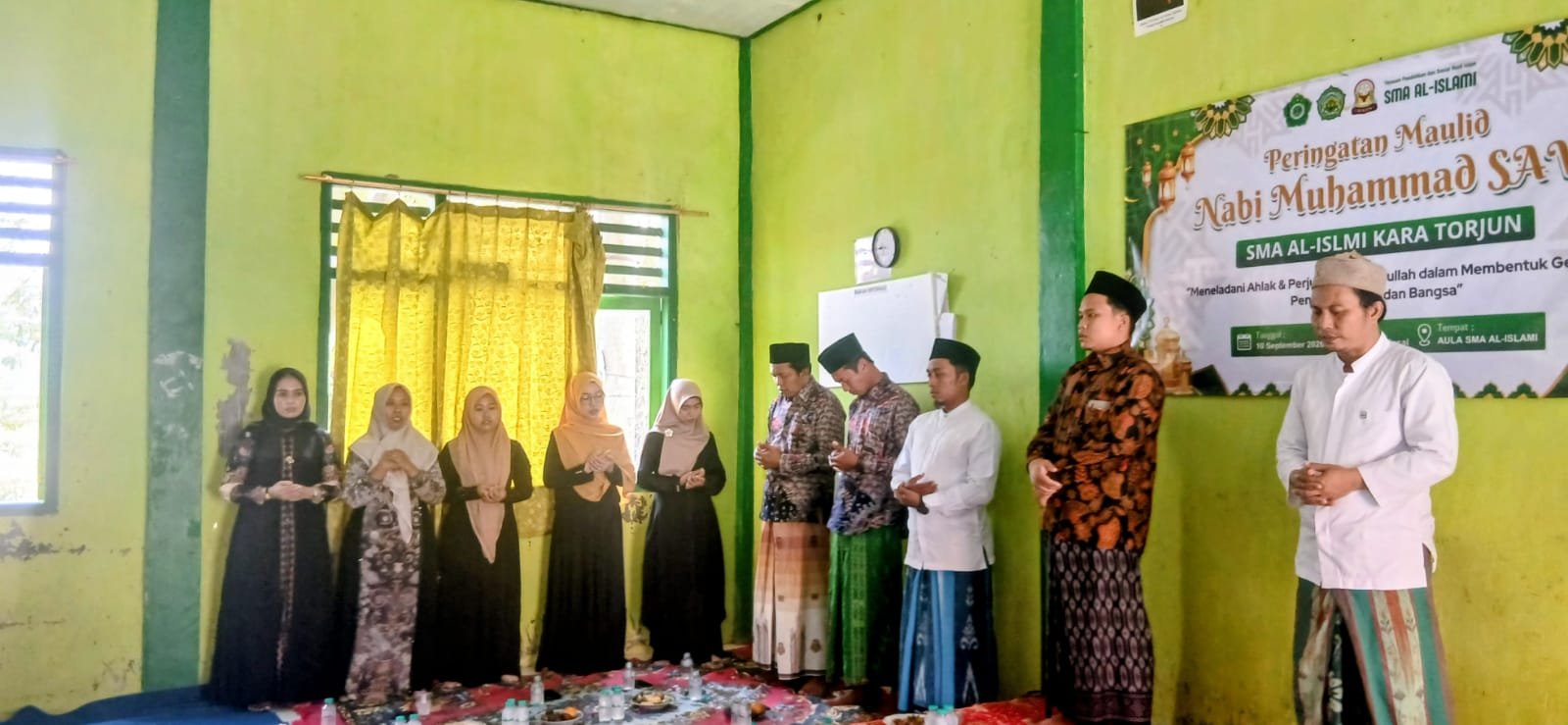 Memperingati Maulid Nabi Muhammad SAW, SMA Al-Islami Ajak Siswa Meneladani Akhlak Rasulullah 